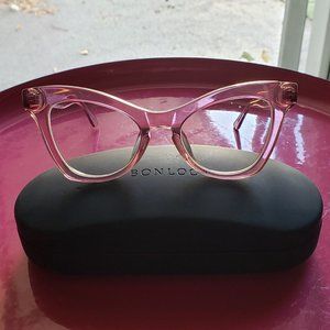Hot Pink Cat Eye Glasses